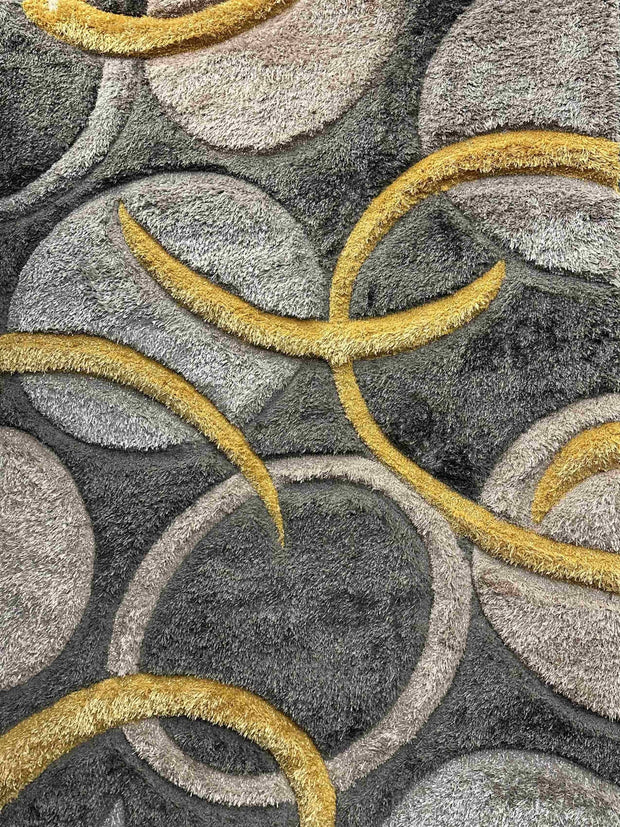 4D SHAGGY Rug Design 6482