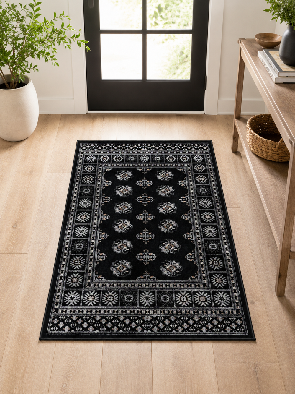 Onyx Heritage Geometric Rug