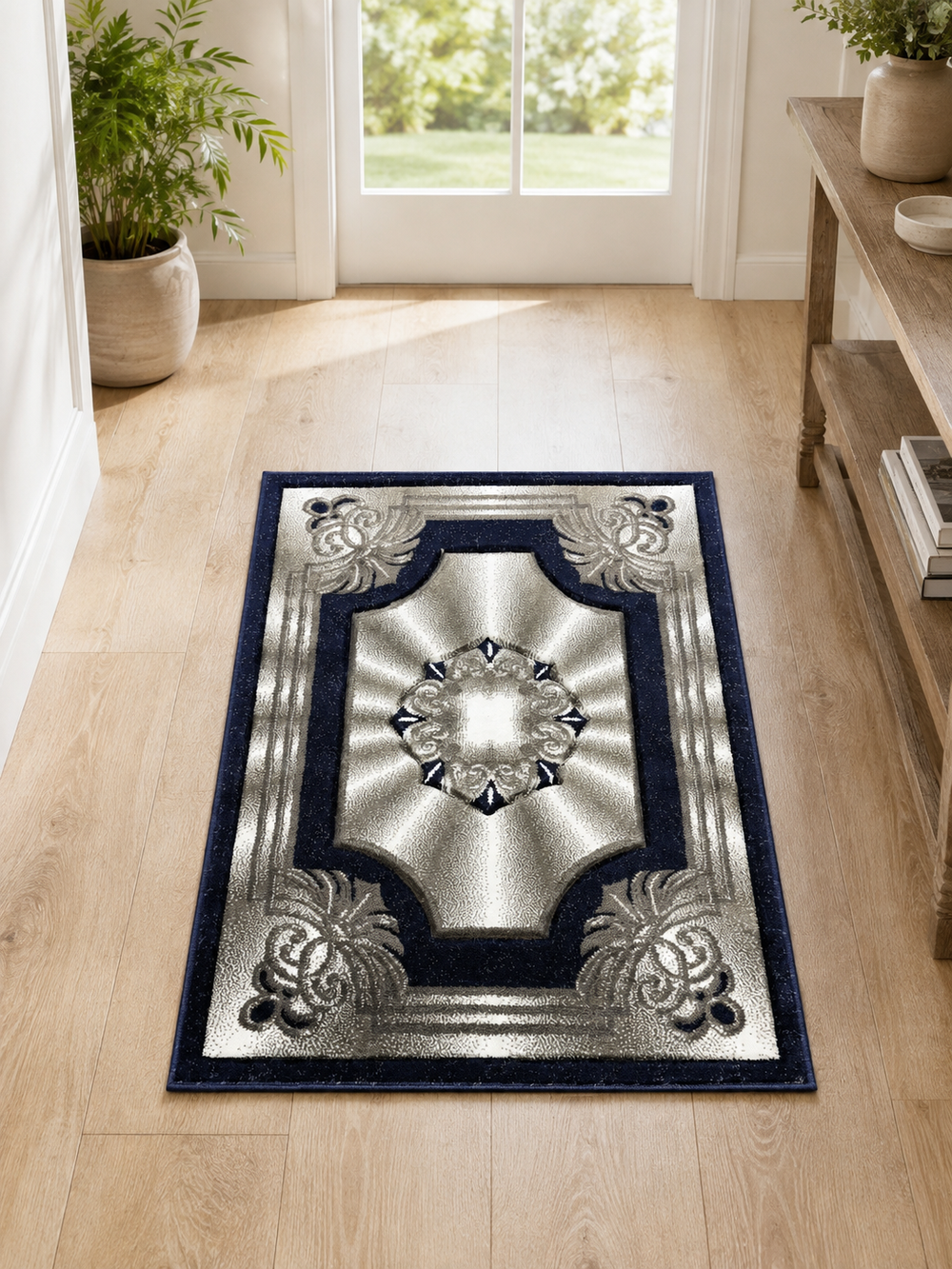Sapphire Crown Rug