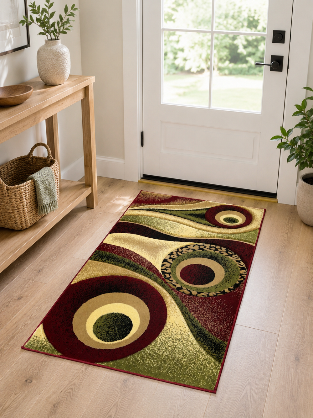 Earthy Circles Rug