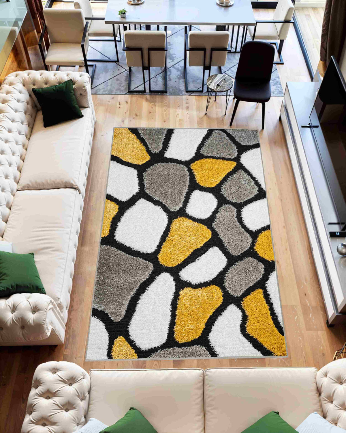 5D SHAGGY Rug Design 6416