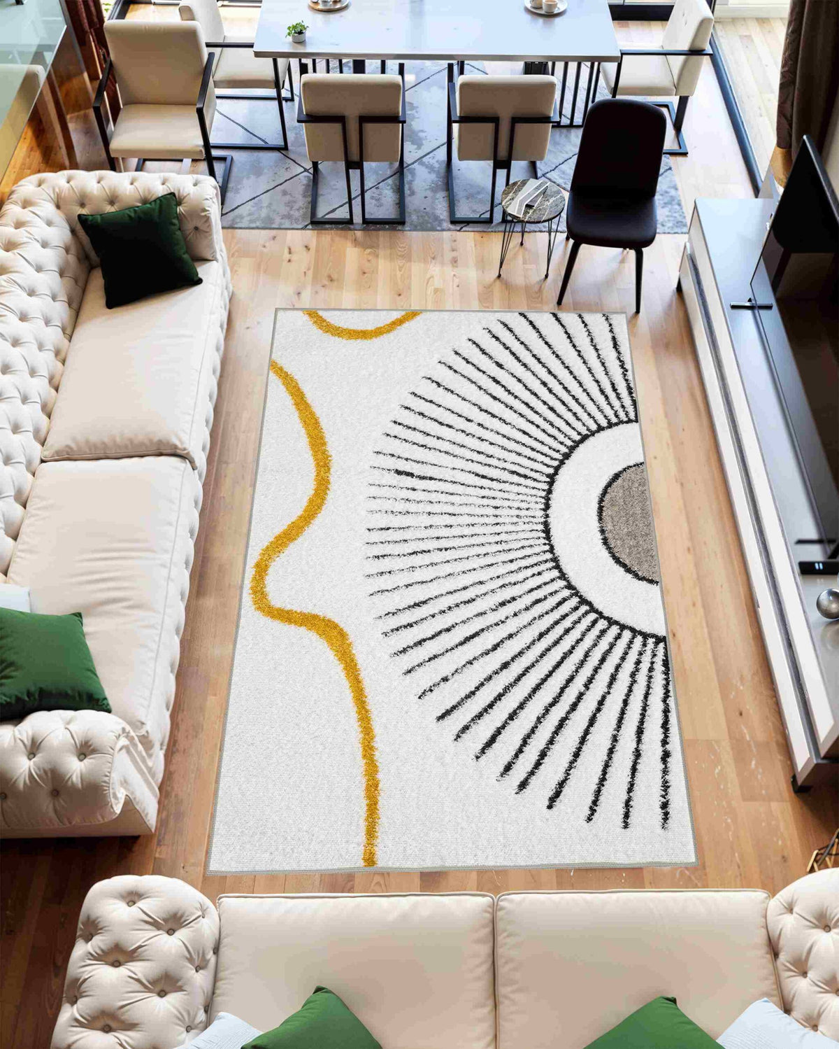 5D SHAGGY Rug Design 6420