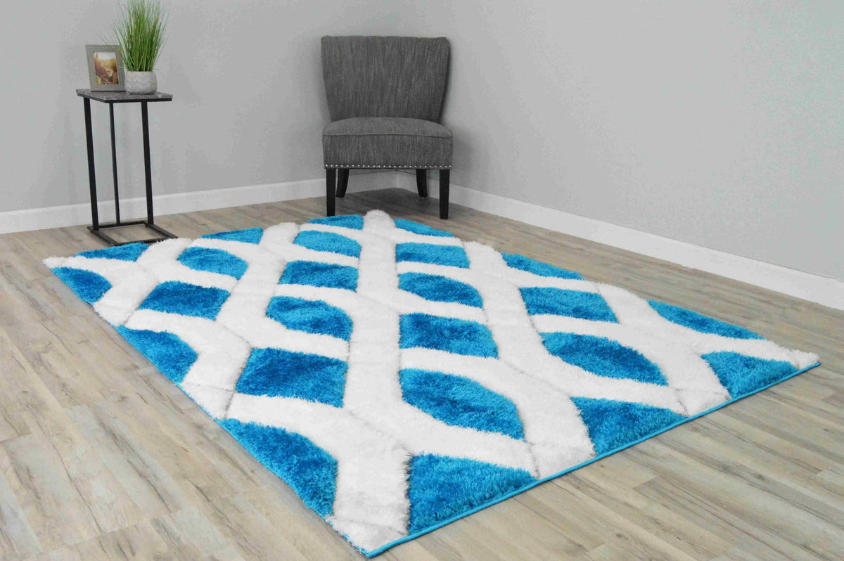 4D SHAGGY Rug Design 6490