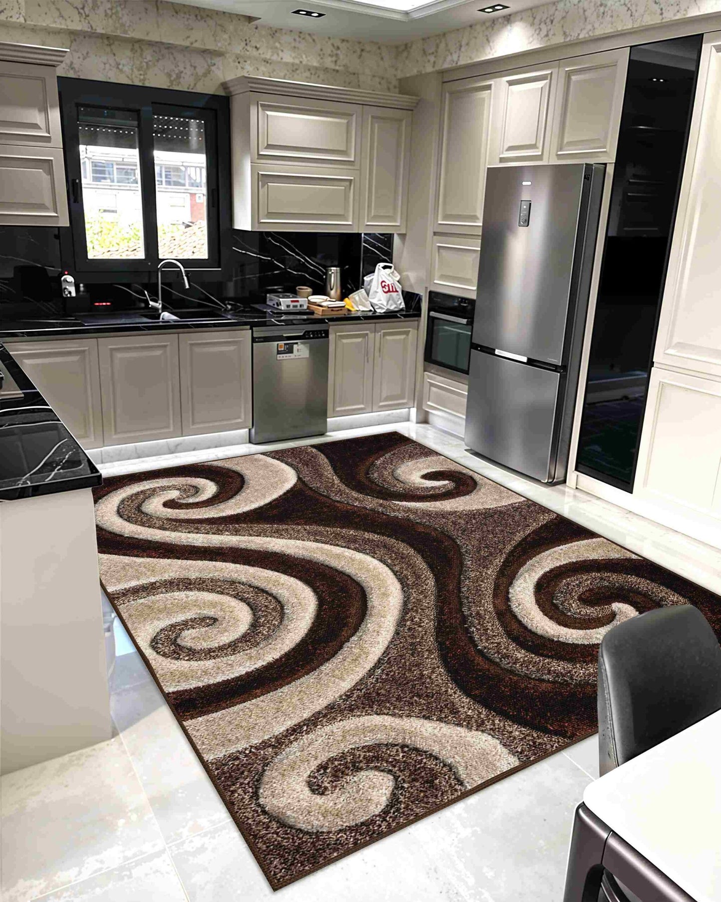 4D SHAGGY Rug Design 6499