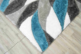 4D Shaggy Rug Design 6994