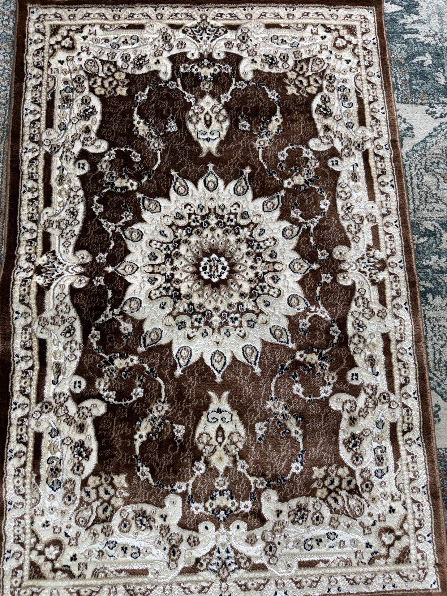 Dynasty Area Rug – Brown, Cream, and Beige (3x4)
