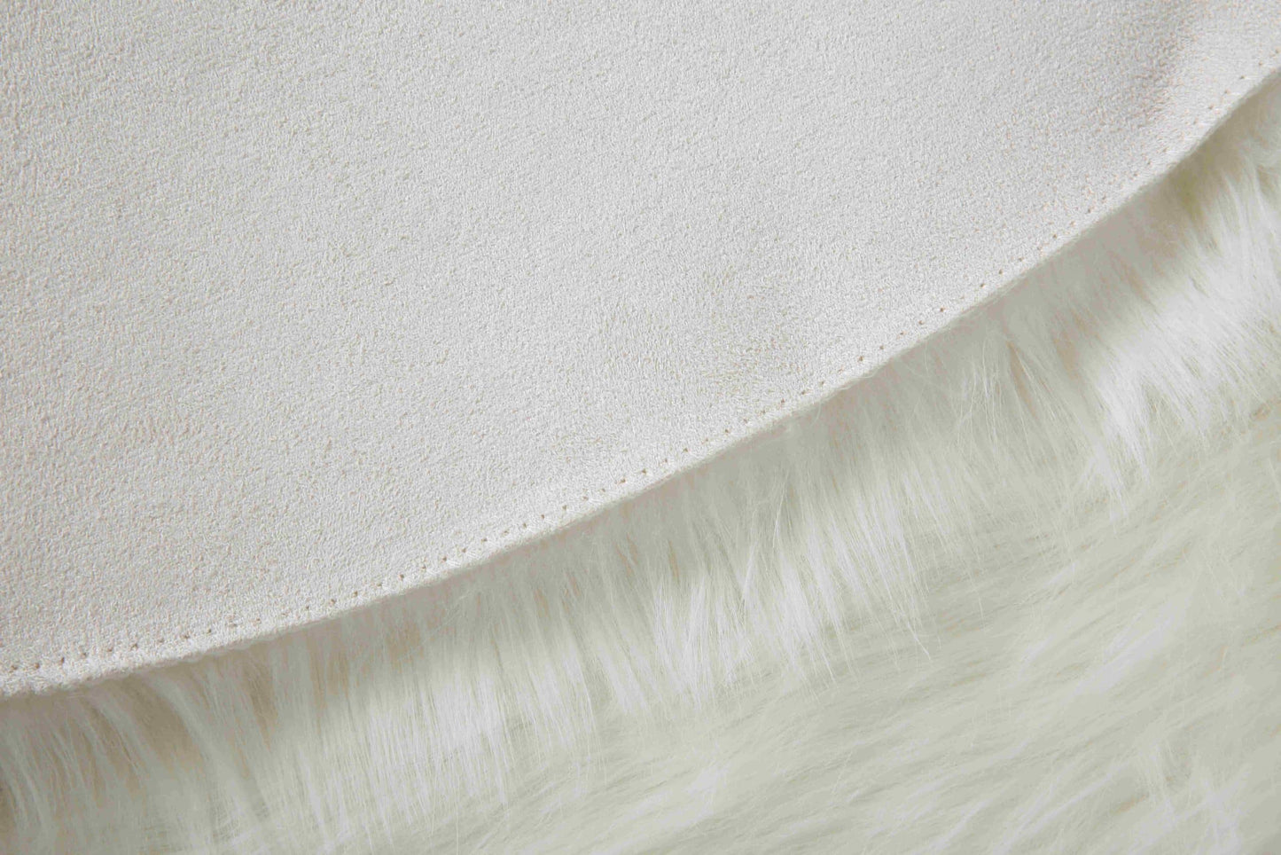 FAUX FUR Rug ROUND