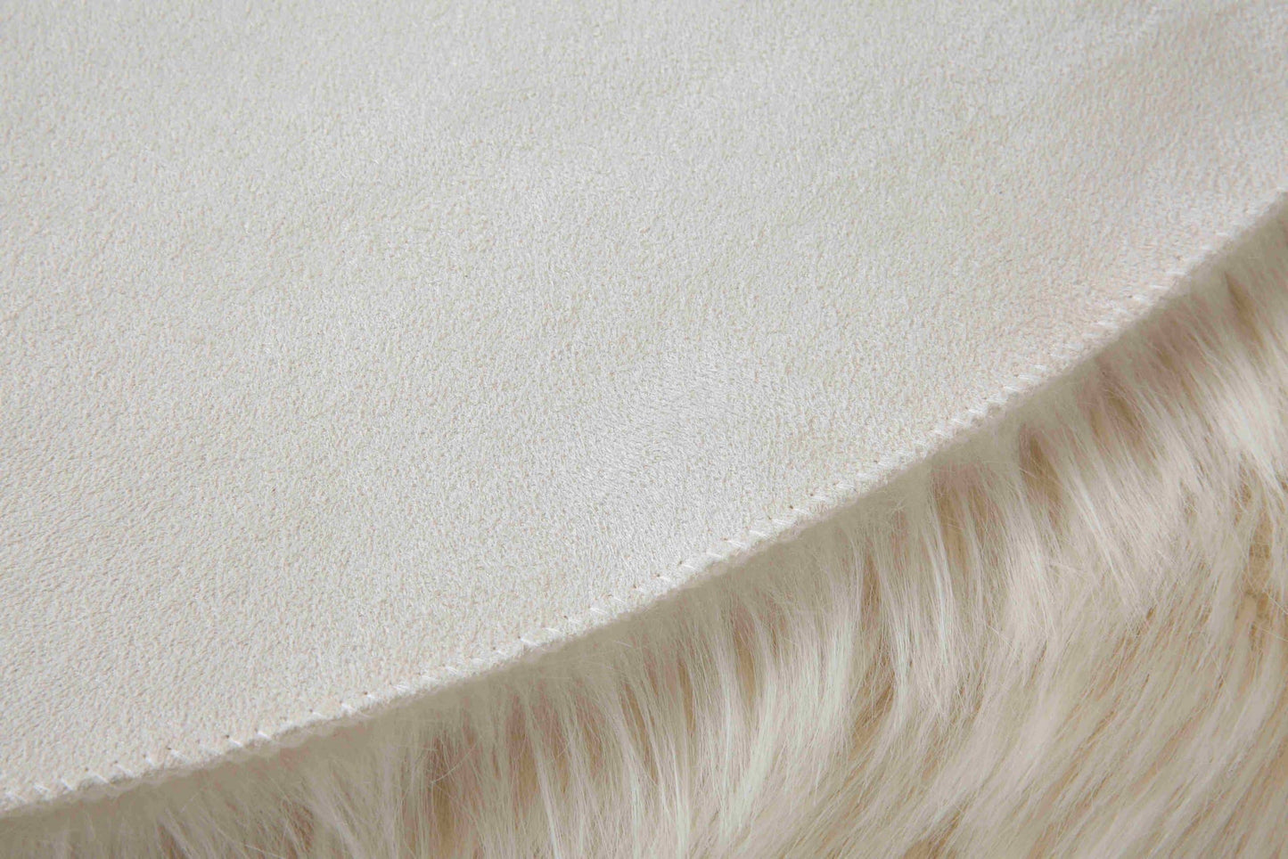 FAUX FUR Rug ROUND