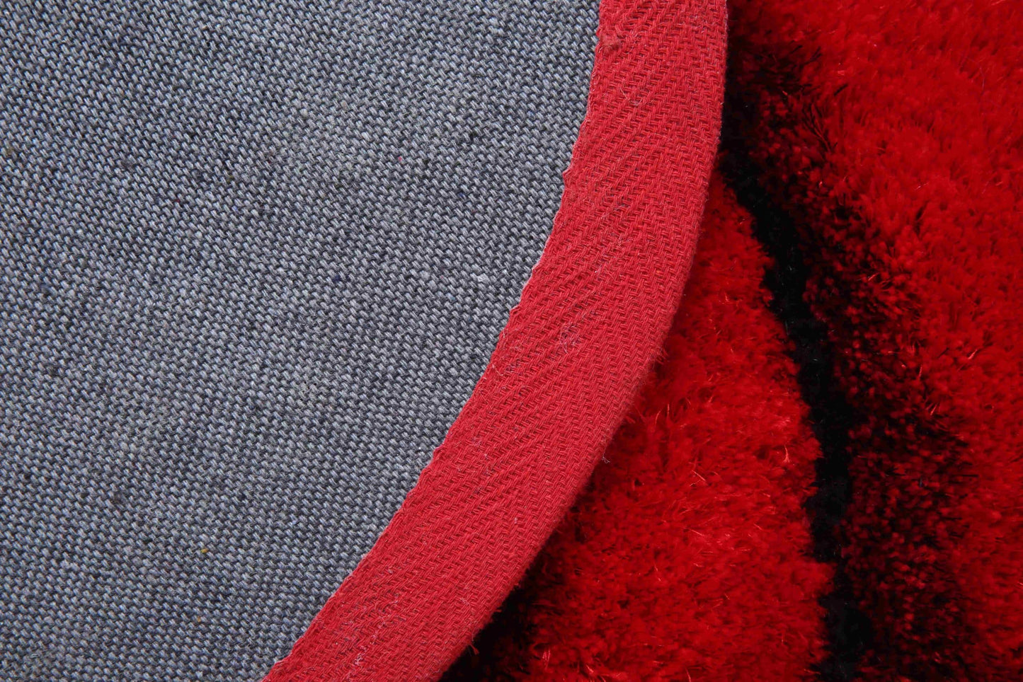 FAUX FUR Rug DOUBLE ROSE
