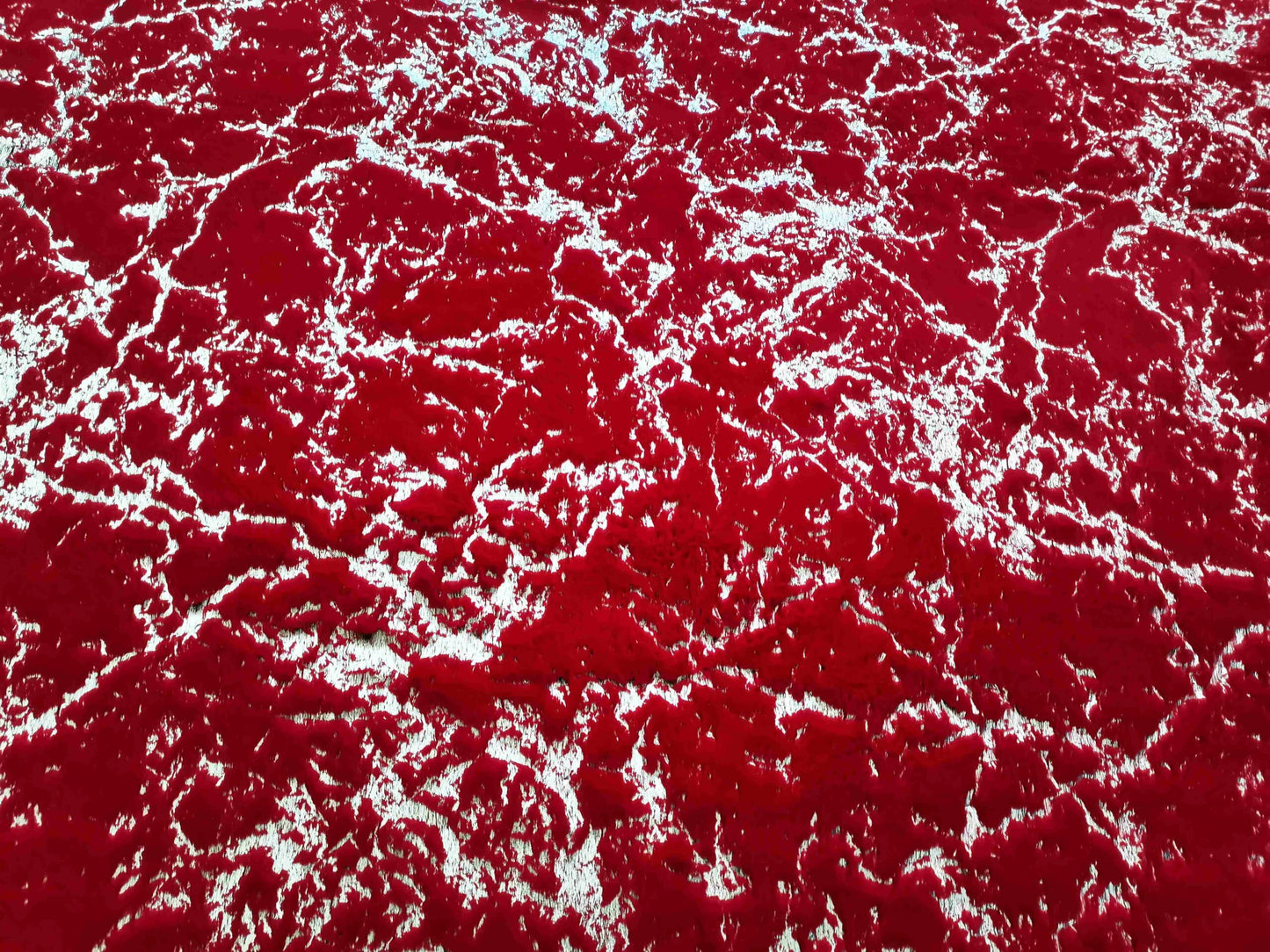 TIMMY-S SHAGGY Rug  TD3396-B2-RED+SILVER